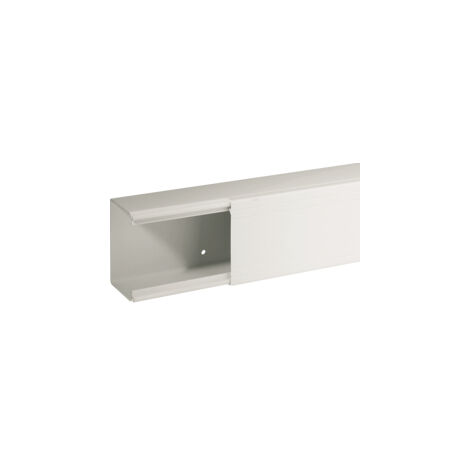 TA-EN 80x60 W Canale porta cavi a base piana, Bianco