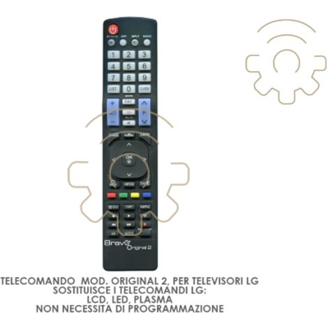 TA lA commande d&39origine 2 TV pour LG LCD plasma LED TV prA te A  utiliser aucune programmation