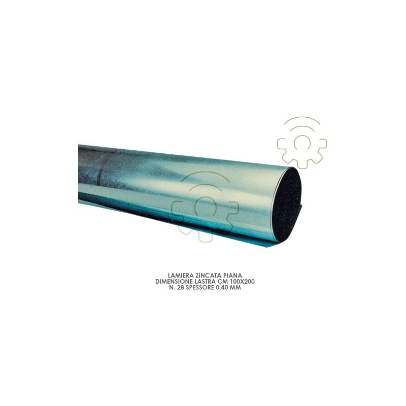 Ta le galvanisA e plate 100 x 200 cm n. 28 a paisseur 0,40 mm 7 kg