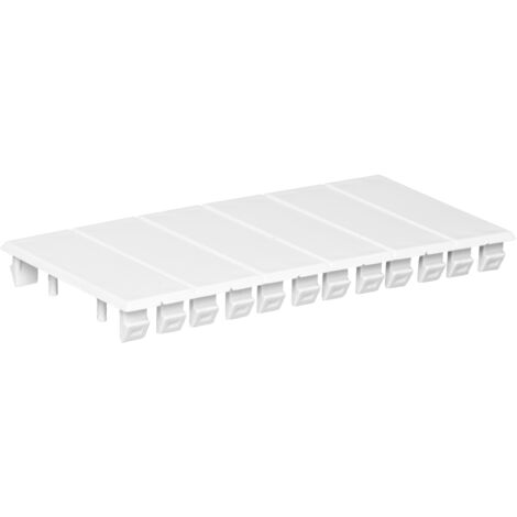 TA1300B03 Obturateur pour tableau électrique -6 modules - Blanc - SOLERA