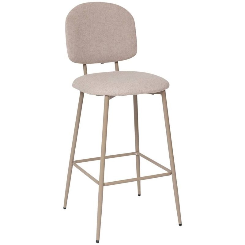Atmosphera - Tabouret de bar Kamili beige H108,5cm créateur d'intérieur