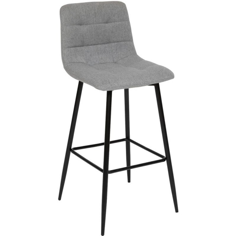 Atmosphera - Tabouret de bar Sirac gris H104cm créateur d'intérieur