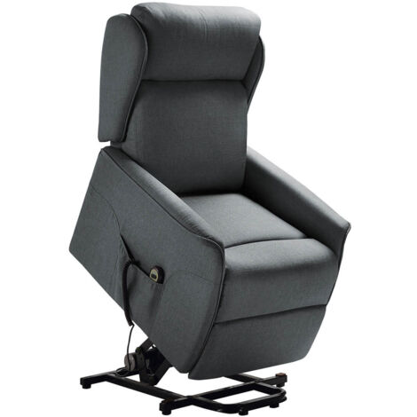 TABAGON - Fauteuil Relax et Releveur Bleu