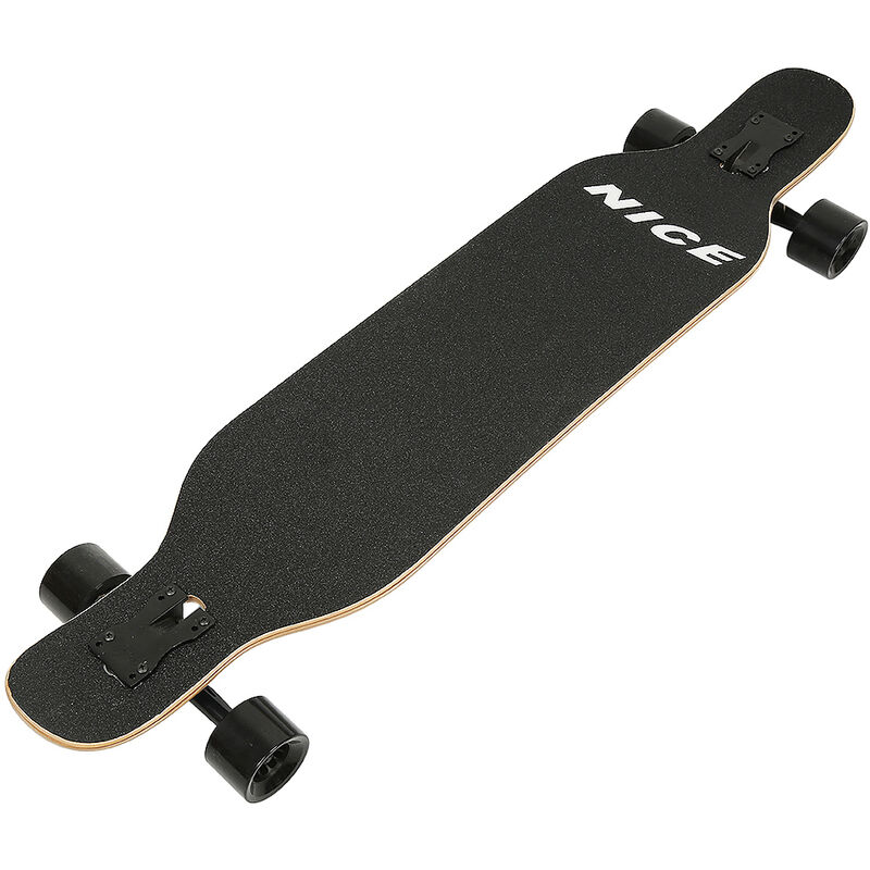 

Tabla completa Longboard Skateboard poliuretano monopatín de madera de arce completa para principiantes, adultos, adolescentes y niños 106x25.5x12cm