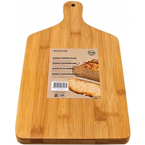 TABLA DE CORTAR DE BAMB脷 BANDEJA DE MADERA PARA SERVIR PLATOS