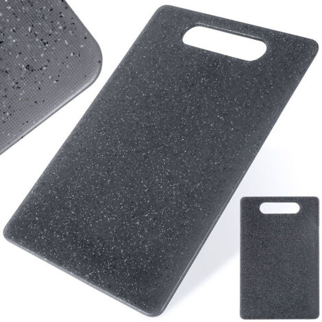 Tabla de cortar de cocina de plástico de granito universal 30x20 cm