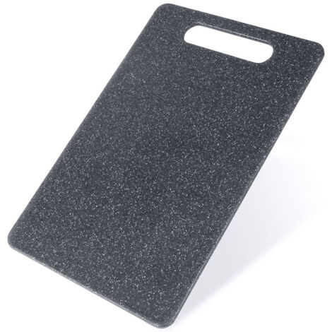 Tabla de cortar de plástico gris de 37x24 cm