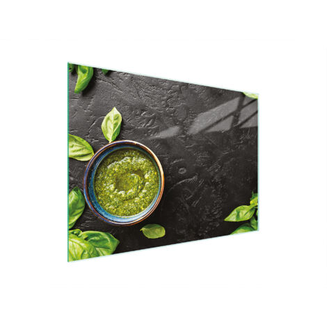 TABLA DE CORTAR DE VIDRIO 30x22 ALBAHACA