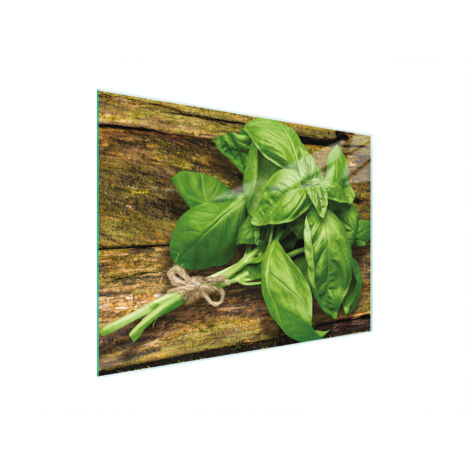 TABLA DE CORTAR DE VIDRIO 30x22 ALBAHACA