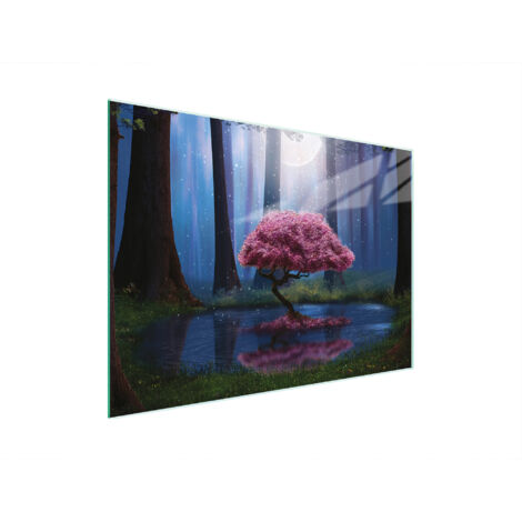 TABLA DE CORTAR DE VIDRIO 30x22 ÁRBOL
