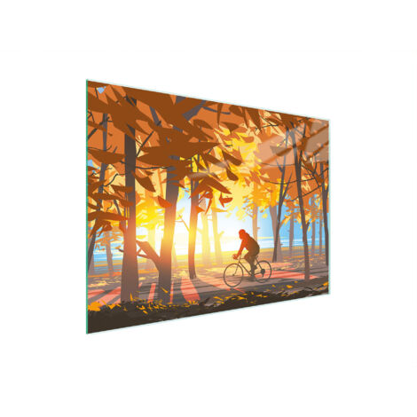 TABLA DE CORTAR DE VIDRIO 30x22 BOSQUE