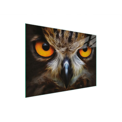 TABLA DE CORTAR DE VIDRIO 30x22 BÚHO