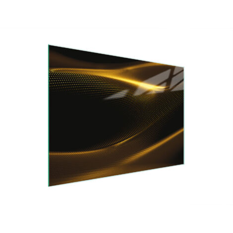 TABLA DE CORTAR DE VIDRIO 30x22 DORADO