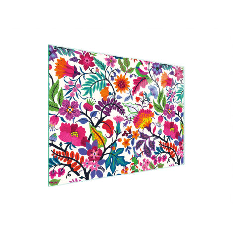 TABLA DE CORTAR DE VIDRIO 30x22 FLORES