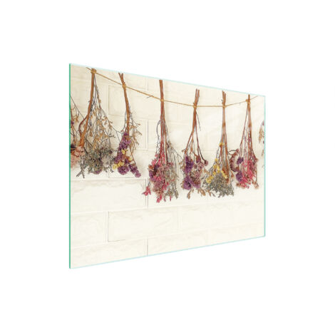 TABLA DE CORTAR DE VIDRIO 30x22 FLORES