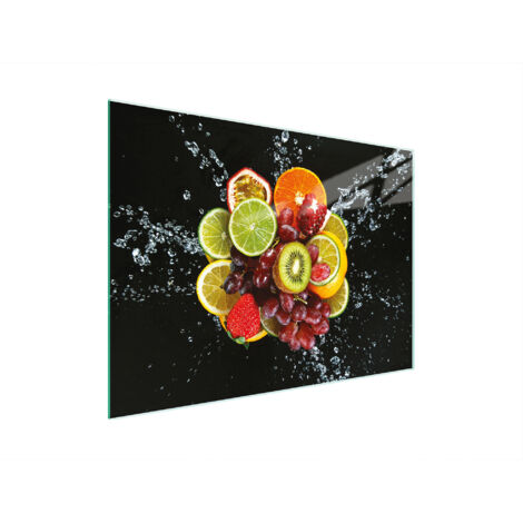 TABLA DE CORTAR DE VIDRIO 30x22 FRUTA