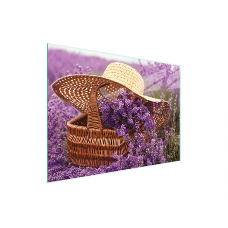 TABLA DE CORTAR DE VIDRIO 30x22 LAVANDA