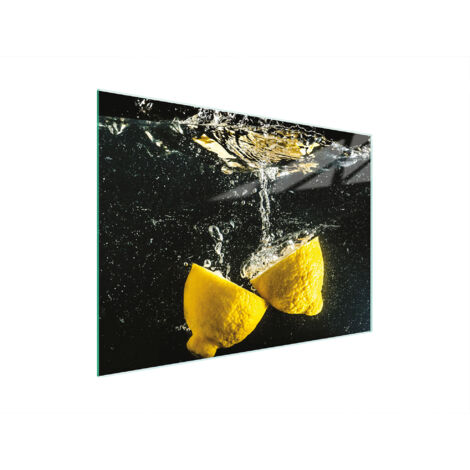 TABLA DE CORTAR DE VIDRIO 30x22 LIMÓN