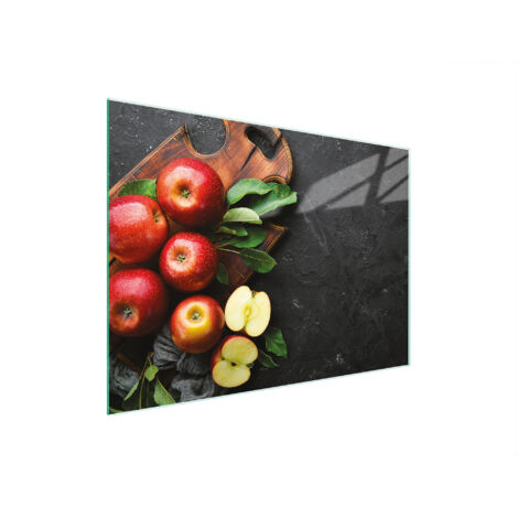 TABLA DE CORTAR DE VIDRIO 30x22 MANZANA