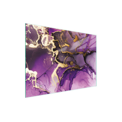 TABLA DE CORTAR DE VIDRIO 30x22 MORADO