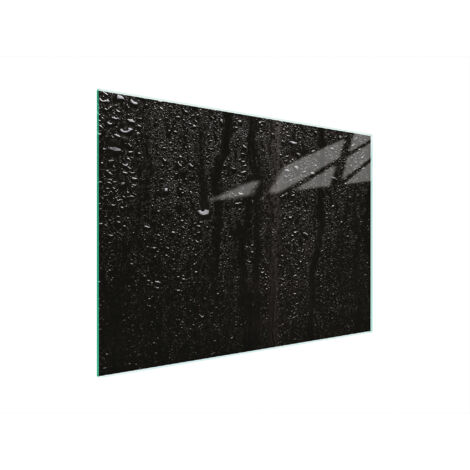 TABLA DE CORTAR DE VIDRIO 30x22 NEGRA