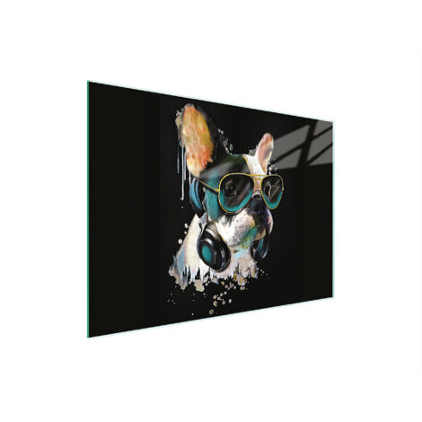 TABLA DE CORTAR DE VIDRIO 30x22 PERRO