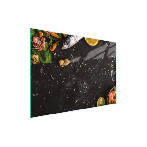 TABLA DE CORTAR DE VIDRIO 30x22 PESCADO