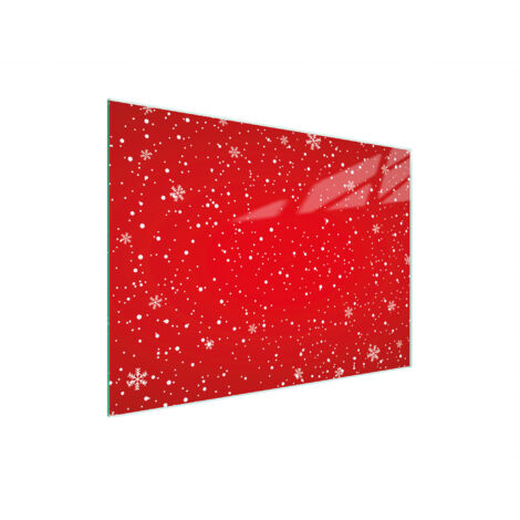 TABLA DE CORTAR DE VIDRIO 30x22 ROJA