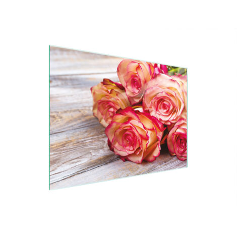 TABLA DE CORTAR DE VIDRIO 30x22 ROSA