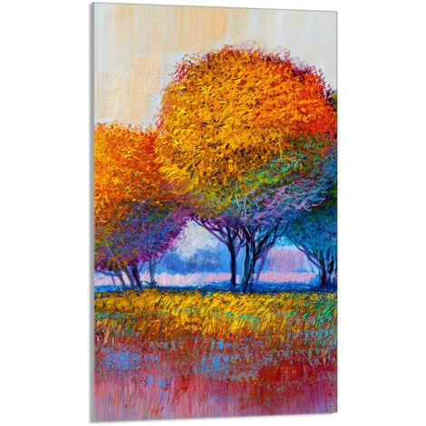 TABLA DE CORTAR DE VIDRIO 30x52 Árboles