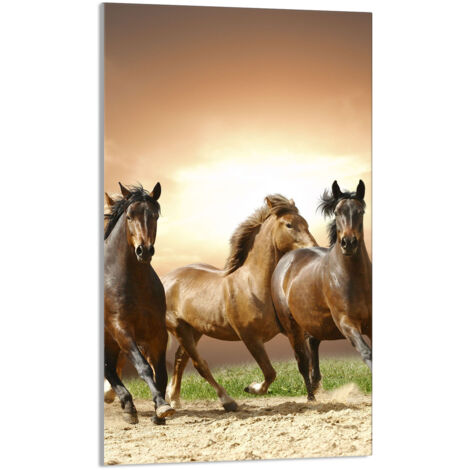 TABLA DE CORTAR DE VIDRIO 30x52 Caballos