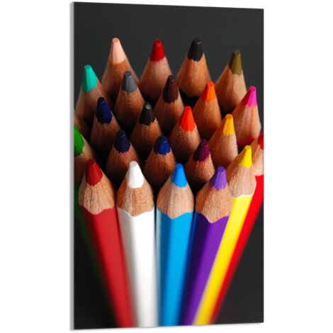 Tabla de cortar de vidrio 30x52 colorida