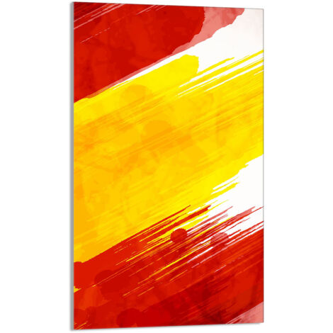 Tabla de cortar de vidrio 30x52 colorida