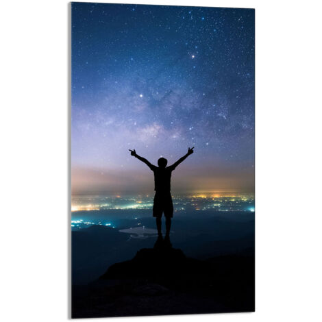 Tabla de cortar de vidrio 30x52 Estrellas