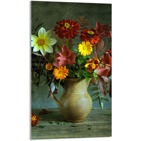 TABLA DE CORTAR DE VIDRIO 30x52 Flores