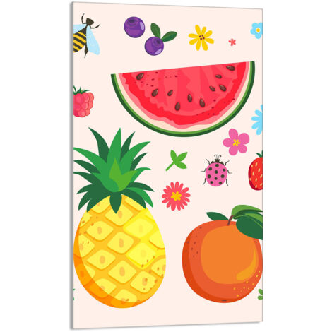 TABLA DE CORTAR DE VIDRIO 30x52 Fruta
