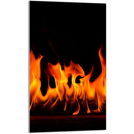 TABLA DE CORTAR DE VIDRIO 30x52 Fuego