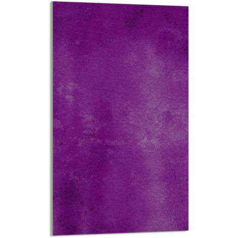 Tabla de cortar de vidrio 30x52 Morado