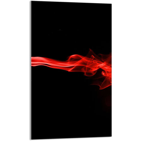 Tabla de cortar de vidrio 30x52 negra