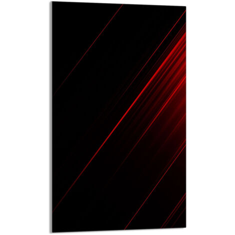 Tabla de cortar de vidrio 30x52 negra