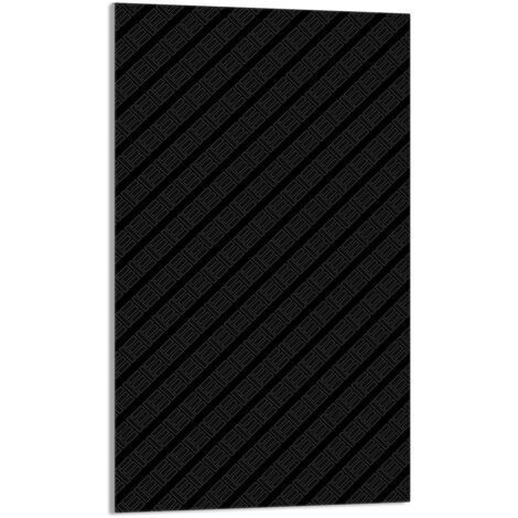Tabla de cortar de vidrio 30x52 negra