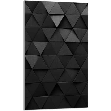 Tabla de cortar de vidrio 30x52 negra