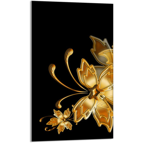 Tabla de cortar de vidrio 30x52 Oro