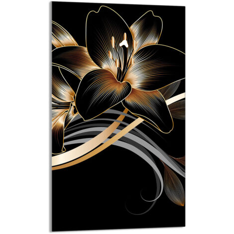 TABLA DE CORTAR DE VIDRIO 30x52 Orquídea