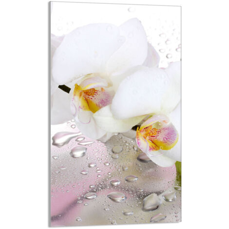 TABLA DE CORTAR DE VIDRIO 30x52 Orquídea