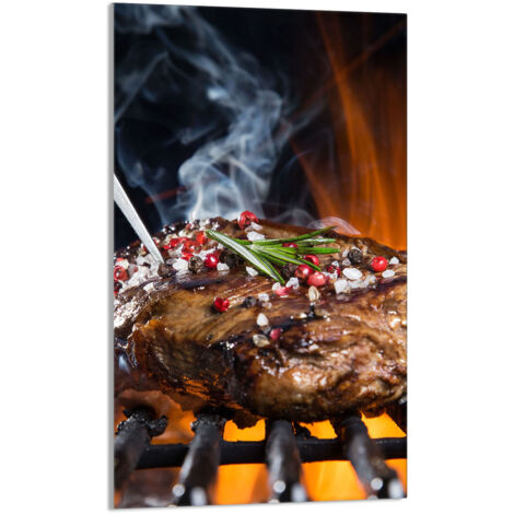TABLA DE CORTAR DE VIDRIO 30x52 Parrilla