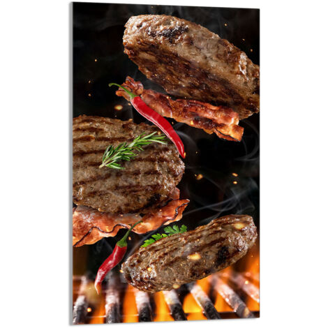 TABLA DE CORTAR DE VIDRIO 30x52 Parrilla