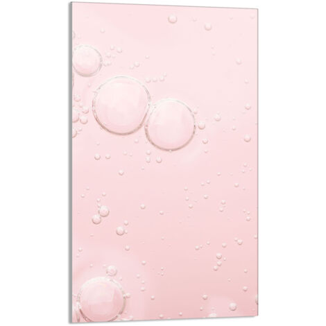 Tabla de cortar de vidrio 30x52 Rosa