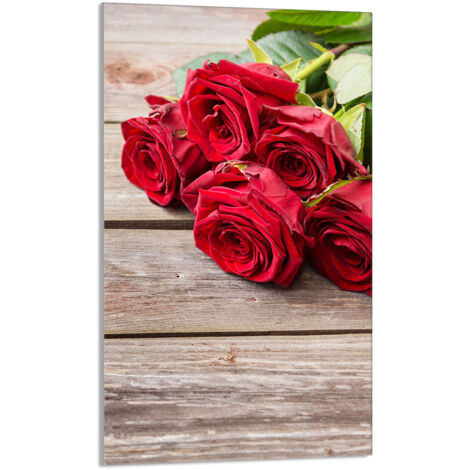 TABLA DE CORTAR DE VIDRIO 30x52 Rosas