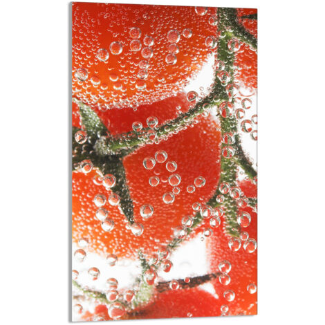 Tabla de cortar de vidrio 30x52 Tomate